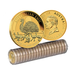 Emu australien 1 once d'or 2025