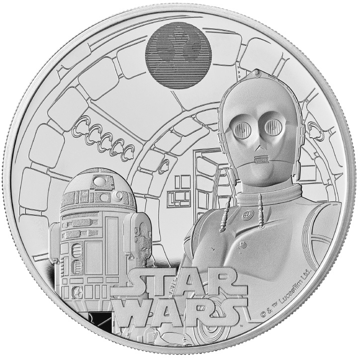 Star Wars: R2-D2 and C-3PO 1 oz Silber 2023 Proof
