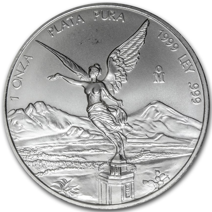 Mexikói Libertad 1 uncia ezüst 1999