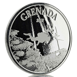 Granada: Paraíso del buceo 1 oz Plata 2018