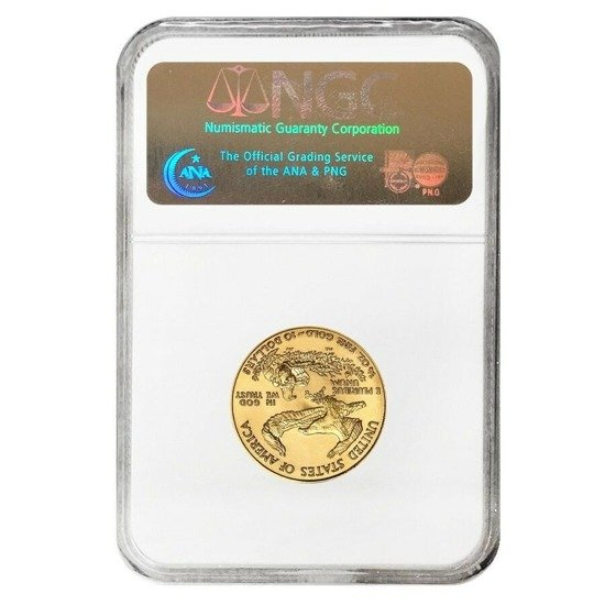 Americký orel 1/4 unce zlata 2006 MS 70 NGC