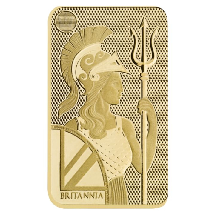 The Royal Mint - Lingote de oro Britannia de 50 gramos