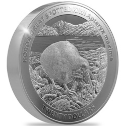 Kiwi 1000 grammi d'argento 2024 Proof