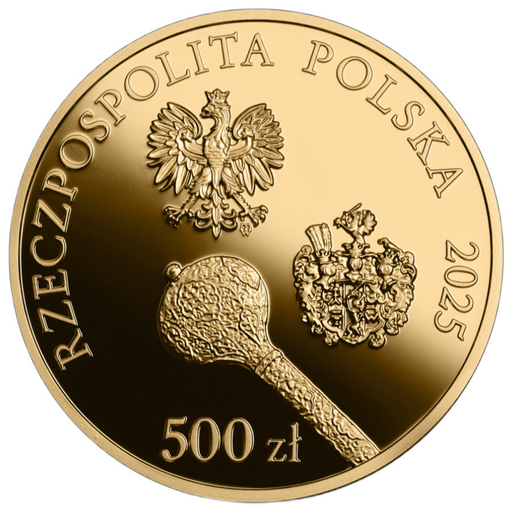 Hetmanes de la Mancomunidad – Jan Karol Chodkiewicz 500 zł Oro 2025 Proof Carpeta de Emisión