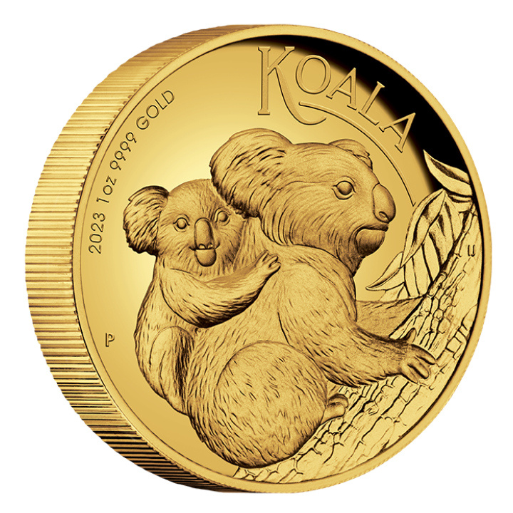 Koala 1 oncia d'oro 2023 Proof High Relief