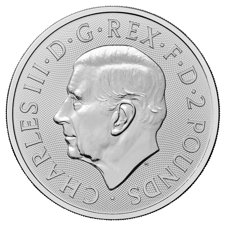 The British Lion 1 unce stříbra 2025