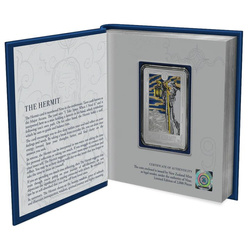 Niue: Tarot Cards – The Hermit coloured 1 oz Silver 2022 Proof