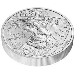 Niue: Czech Lion 2 oz Silver 2024