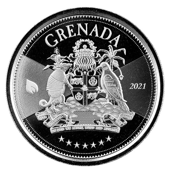 Grenada: Coat of Arms 1 unce stříbra 2021