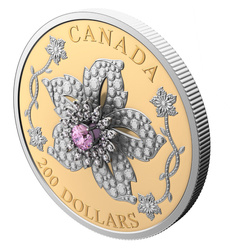 Canada: Williamson Diamond Brooch $200 Gold 2025 Proof