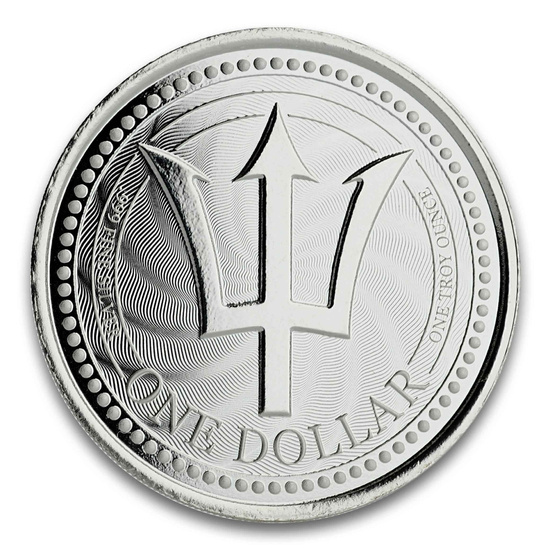 Barbados: Trident 1 oz Silber 2019