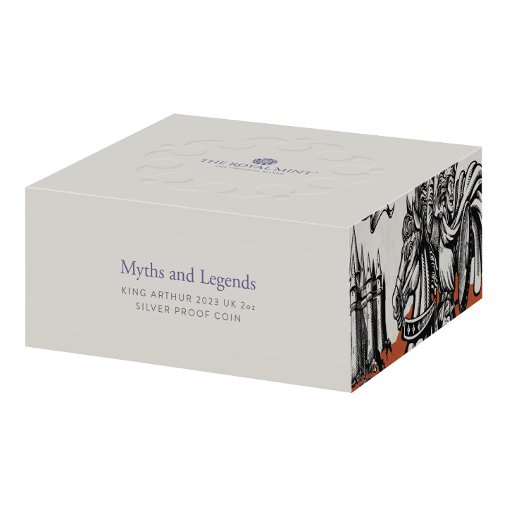 Myths & Legends: King Arthur 2 oz Silber 2023 Proof