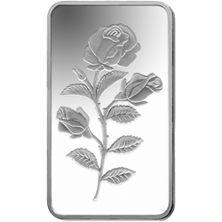 Barra de plata Pamp Suisse Rosa de 1/2 oz