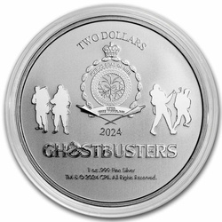 Niue: Ghostbusters - No Ghost Logo 1 oz Silber 2024