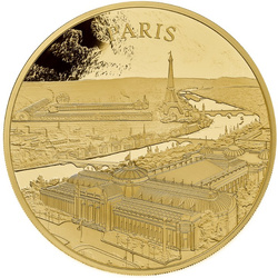 City Views: Paris 1000 grams Gold 2024 Proof