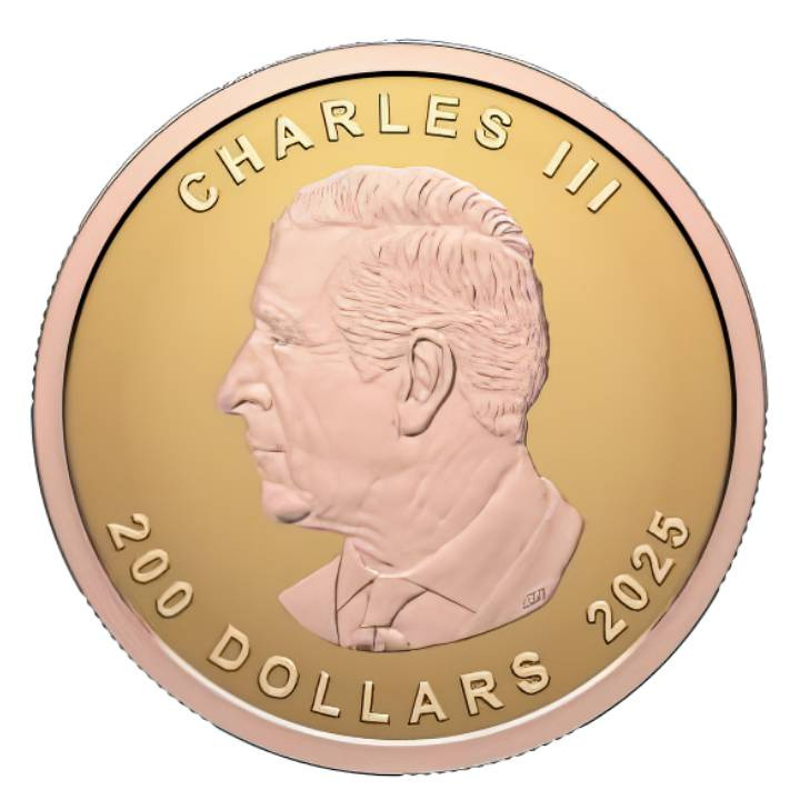 Kanadyjski Liść Klonowy 1 uncja Złota 2025 Reverse Proof Ultra High Relief