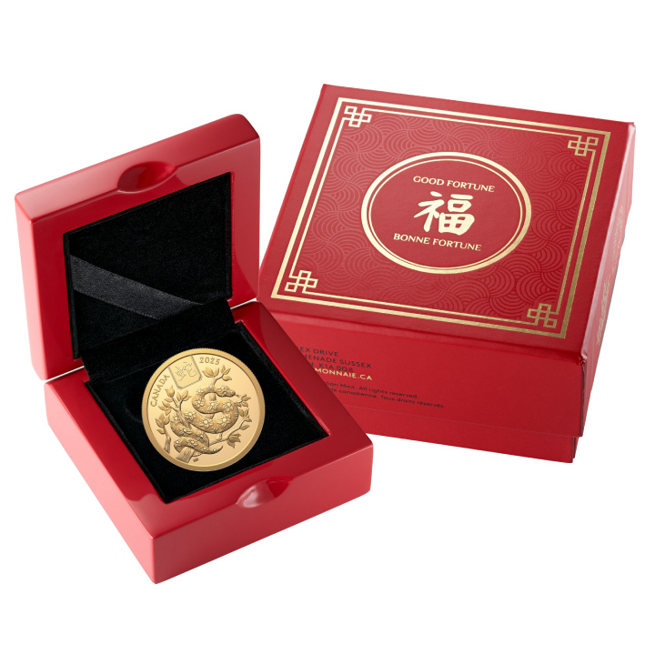 Canada: Lunar Year of the Snake $100 Złoto 2025 Proof
