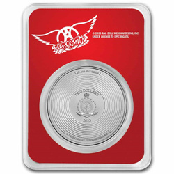 Niue: Aerosmith 50th Anniversary 1 oz Silver 2023 Coin