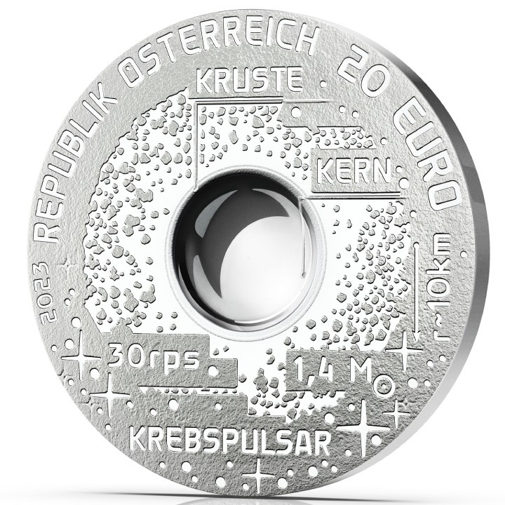 The Uncharted Universe: The Neutron Star coloured 20 Euro Silber 2023 Proof