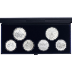 Set di 6 monete d'argento Russia: Olimpiadi di Mosca 1980