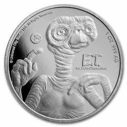 Niue: E.T. - 40th Anniversary 1 oz Silver 2022