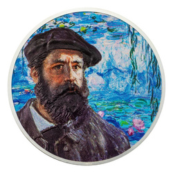 Cook Islands: Masters of Art – Claude Monet kolorowany coloured 2 oz Silber 2023 Proof Ultra High Relief Coin