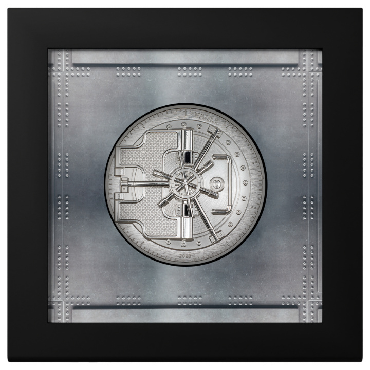 Cook Islands: Vault 3 uncje Srebra 2023 Proof Ultra High Relief