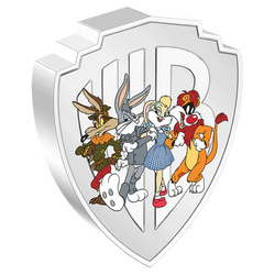 Niue: Looney Tunes Mashups - Il mago di Oz colorato 2 once d'argento 2023 Proof