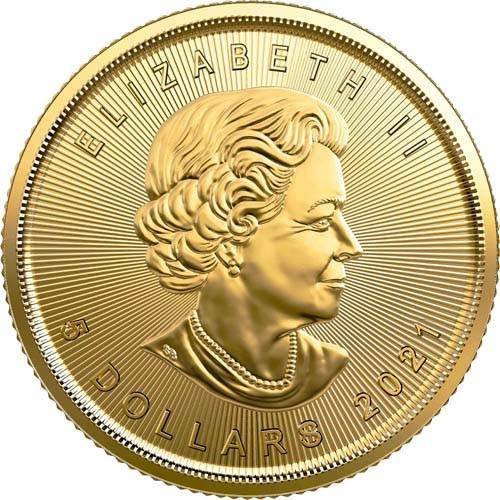 Maple Leaf 1/10 oz Gold 2021