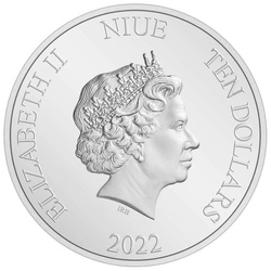 Niue: Disney Cinema Masterpieces - Pinocchio colored 3 oz Silver 2022 Proof