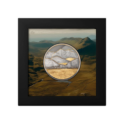 Monedă din Argint aurită Golden Landscapes - Scottish Highlands 2 oz 2026 Antiqued Ultra High Relief