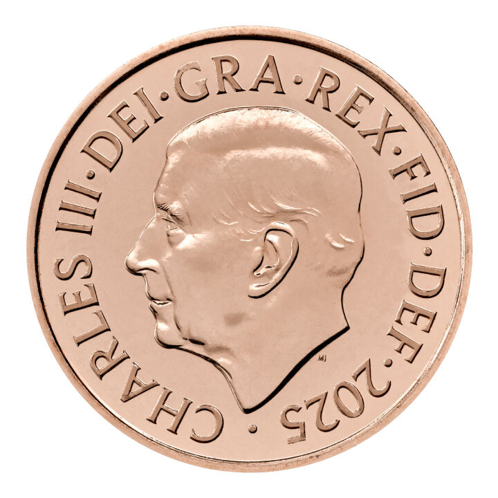 Serie de 13 monedas de cobre Reino Unido 2025