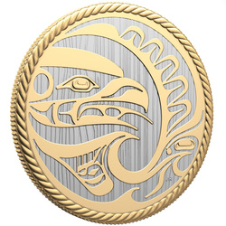 Canada: The Hunter pozłacany $30 Srebro 2024 Reverse Proof 