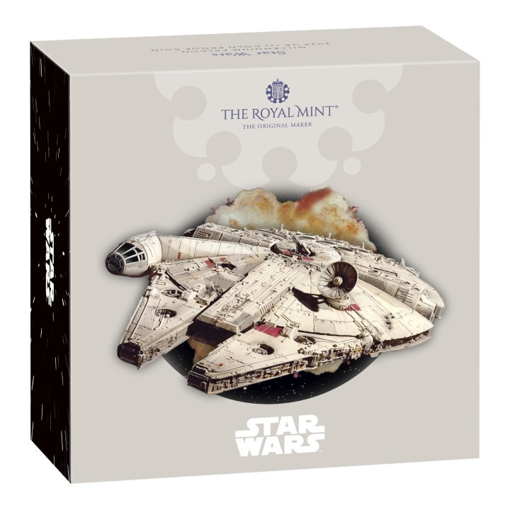 Star Wars: Millennium Falcon 1 oncia d'oro 2024 Proof