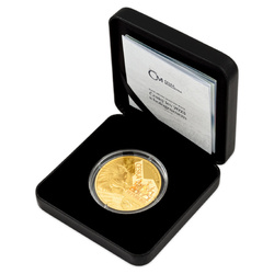 Niue: Czech Lion 1 oz Gold 2023 Proof with Hologram 