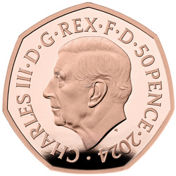 D-Day 50p Złoto 2024 Proof 