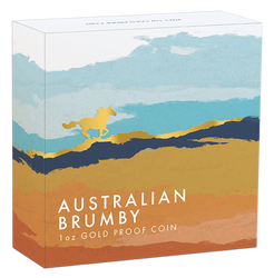 Australijski dziki koń - Brumby 1 uncja Złota 2021 Proof