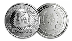 St. Vincent & the Grenadines Pax Et Justitia 1 oz Silber 2020