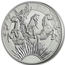 St Helena: Goddesses - Eos and the Horses 5 oz Silver 2023