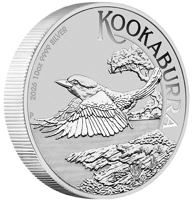 Kookaburra 10 oz Silber 2026