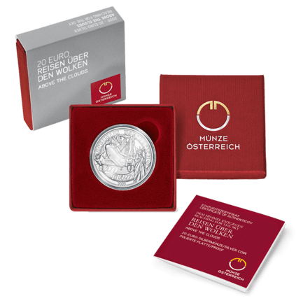 Dosáhnout nebe: Nad mraky 20 euro 2020 Proof