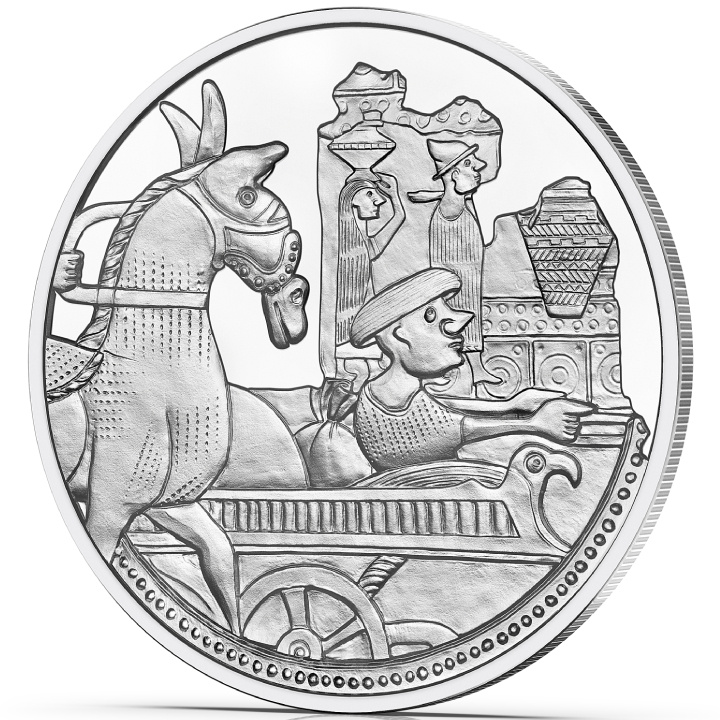 The White Gold of Hallstatt - Salt Trading 20 euro Argento 2024 Proof