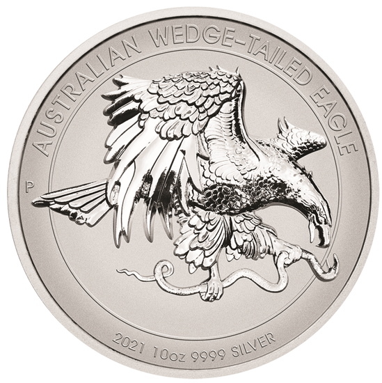 Orzeł Australijski 10 uncji Srebra 2021 Proof High Relief