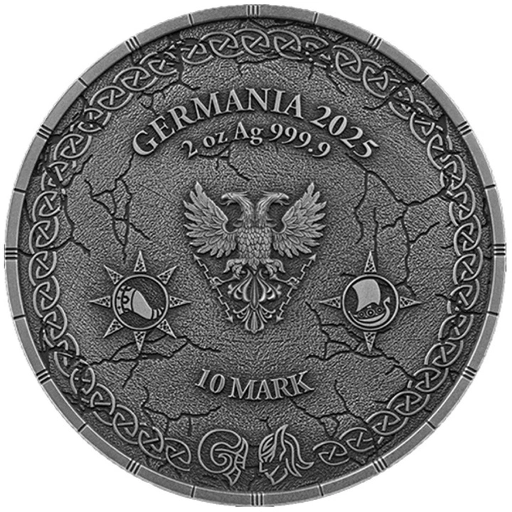 Germania Mint Ragnarök - Loki și Heimdall 2 oz Argint 2025 Ultra High Relief