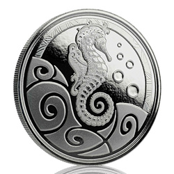 Samoa: Seahorse 1 oz Silver 2019