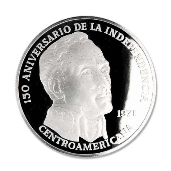 Panama: Simon Bolivar 20 Balboas 1971 Proof