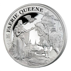 St Helena Una & Redcrosse 1 uncja Srebra 2022 Proof