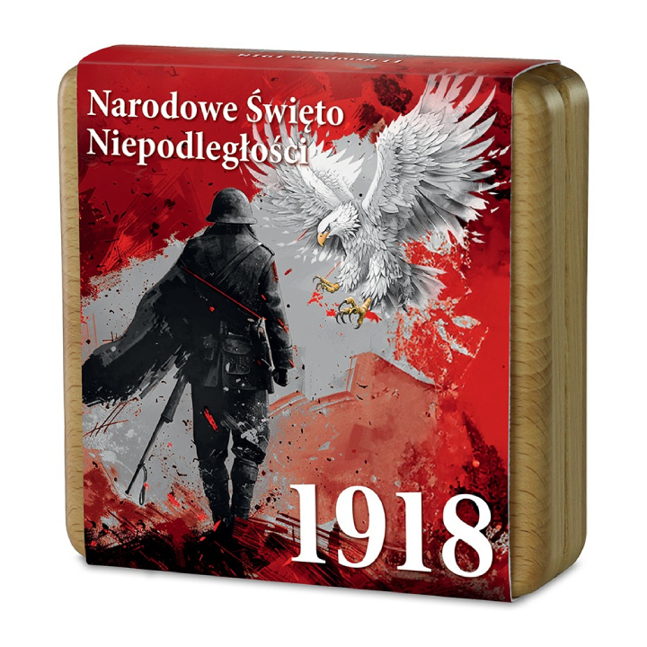 Nemzeti függetlenség napja „11 november” 1918 színes 2 uncia ezüst 2024 Antik kivitel