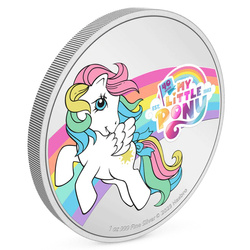 Niue: My Little Pony 40th Anniversary coloured 1 oz Silver 2023 Proof