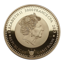 Camerún: World Famous Dogs - Labrador 1 oz Oro 2023